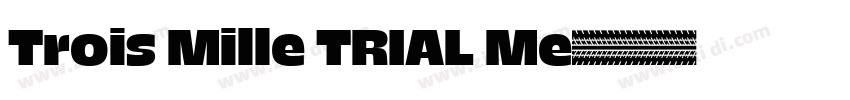 Trois Mille TRIAL Me字体转换